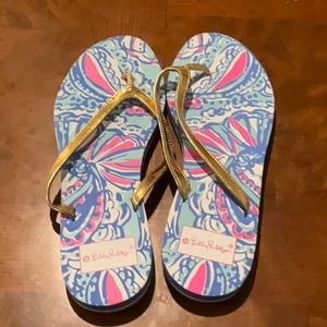 NEW WITHOUT TAG LILLY PULITZER SANDALS